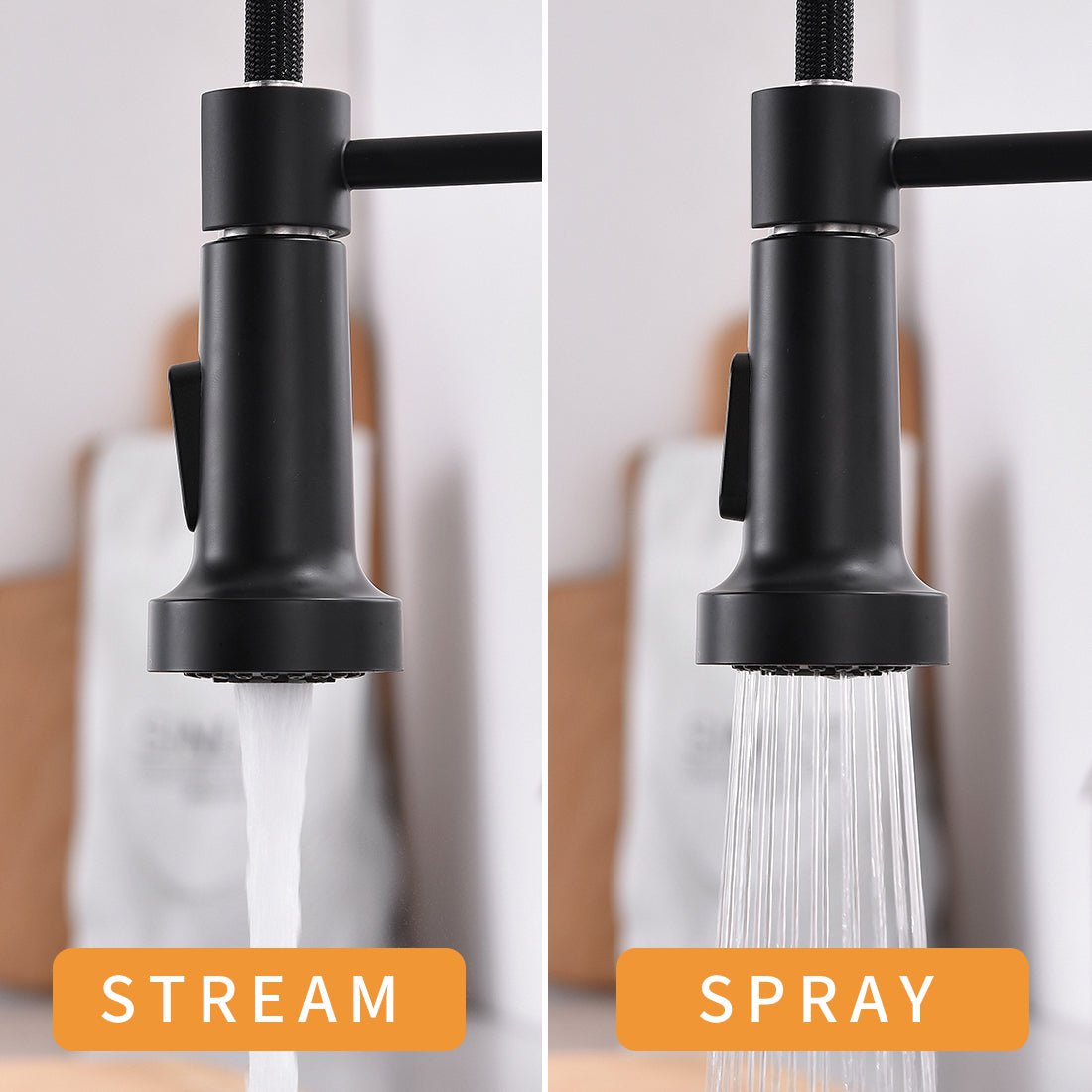 Kraus Touchless Sensor Faucet in Gold & Silver