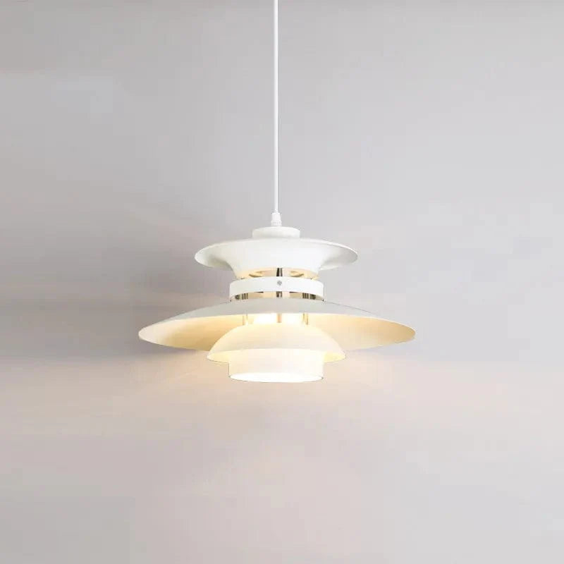 Scandinavian Pendant Light in Black Walnut & Black Birch