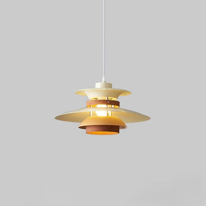 Scandinavian Pendant Light in Black Walnut & Black Birch