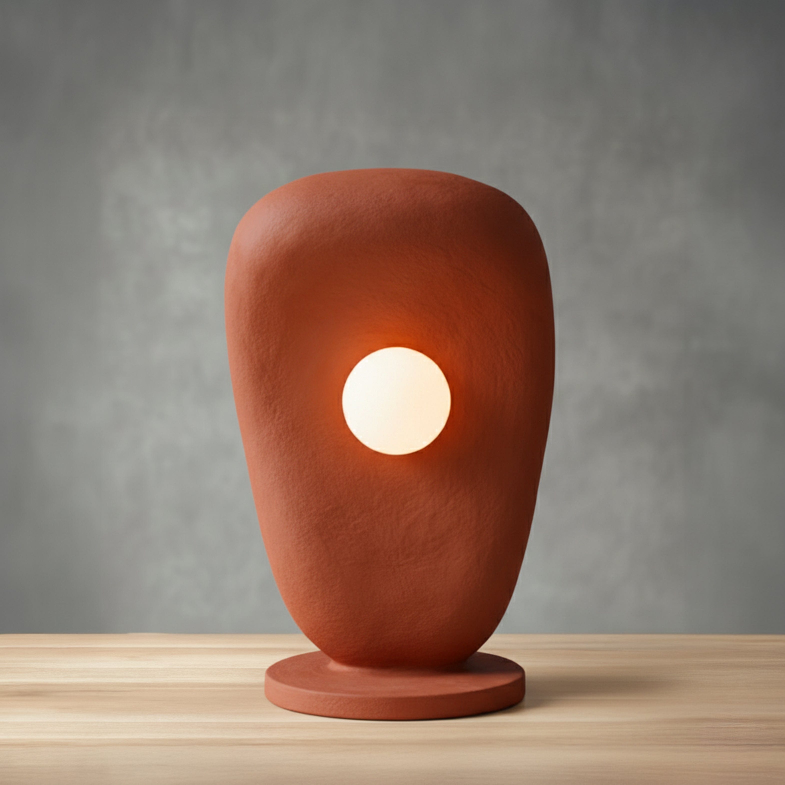 Zakohani Floor Lamp in Beige & Raw Ochra